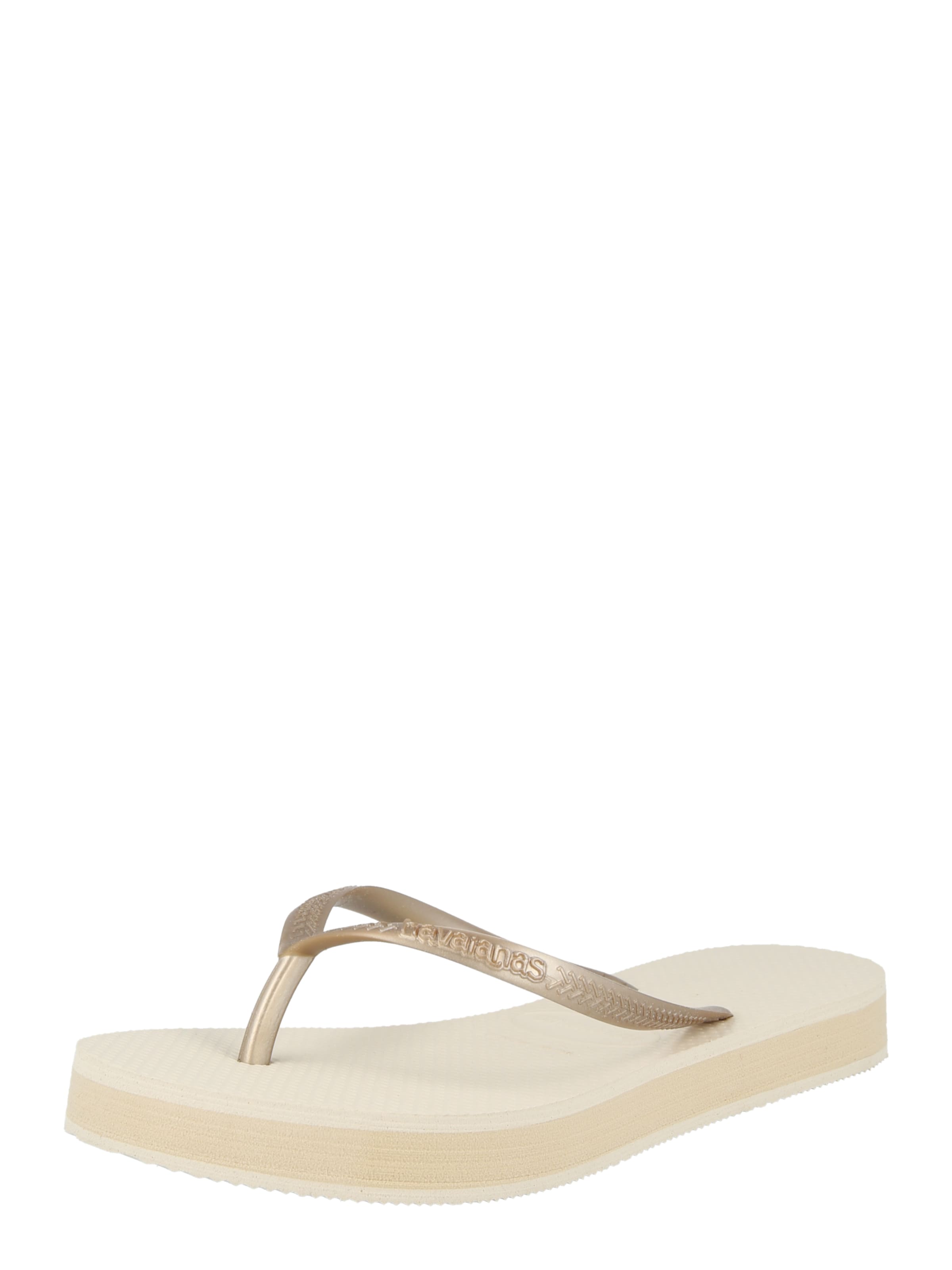 Infradito di HAVAIANAS in beige: frontale