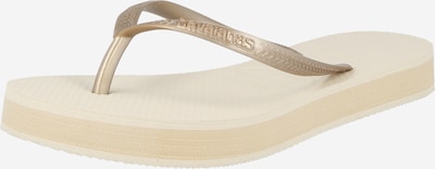 Šlepetės per pirštą iš HAVAIANAS, spalva – tamsi smėlio, Prekių apžvalga