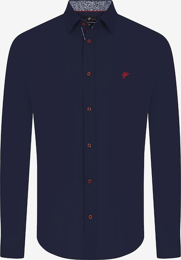 DENIM CULTURE Camisa 'GIANFRANCO' en navy / rojo, Vista del producto