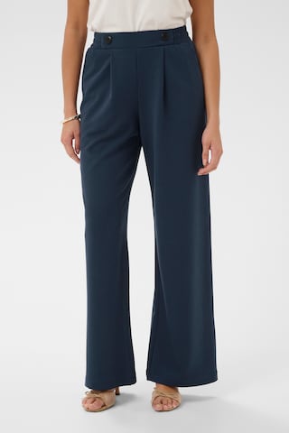 Kaffe Loosefit Kalhoty se sklady v pase 'KAphoebe' – modrá: přední strana