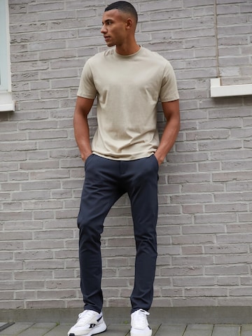 Denim Project Regular Pants ' Ponte ' in Blue