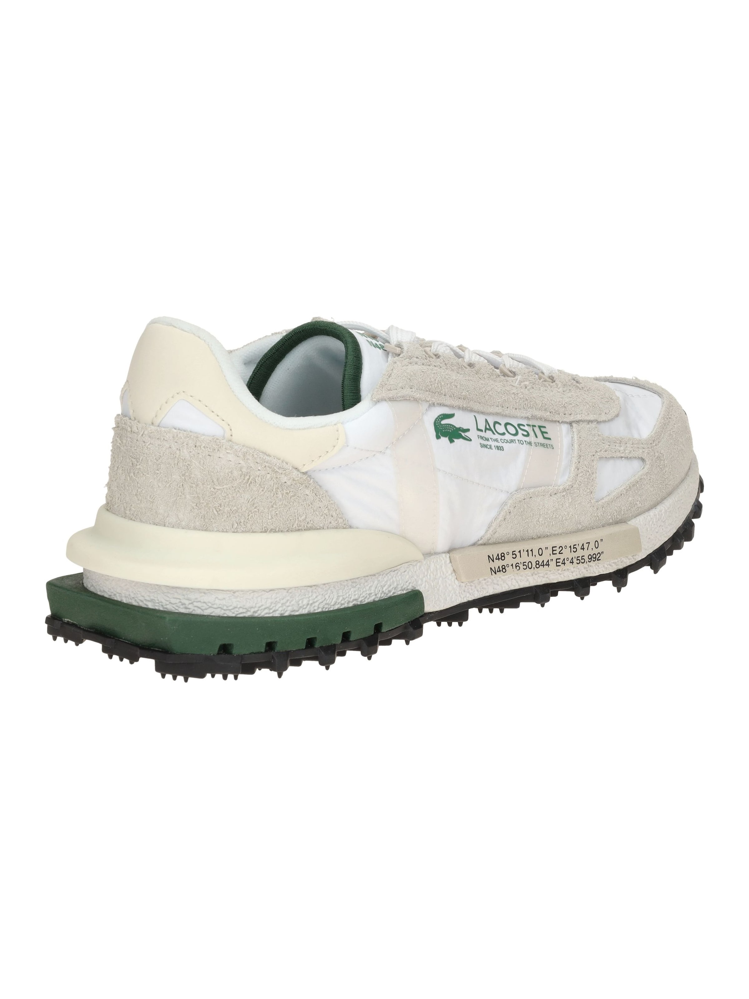 Sneaker bassa 'Lacoste Elite Active Sneakers Schuhe weiß grün' di LACOSTE in bianco