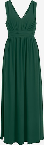 Vila Petite Evening Dress 'Milina' in Green: front