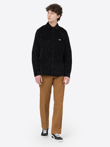 DICKIES Regular Fit Hemd 'Wilson' in Schwarz