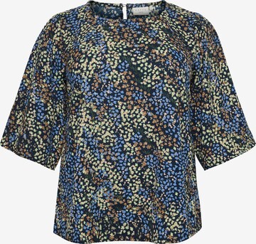 KAFFE CURVE Blouse 'Ulina' in Blue: front