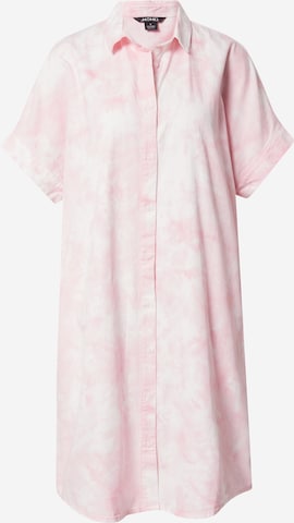 Monki Платье-рубашка в Ярко-розовый: спереди