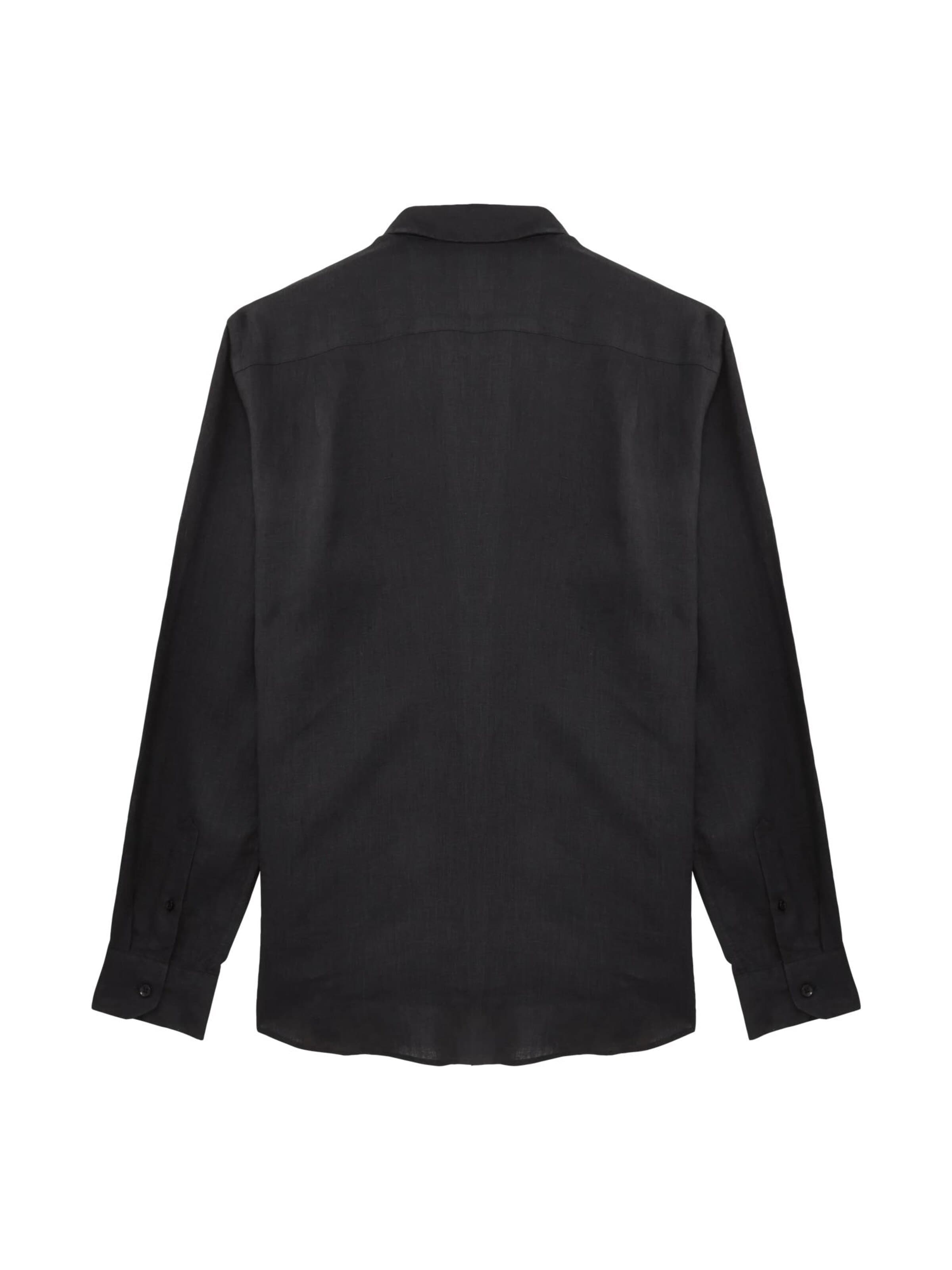 Vilebrequin Regular Fit Hemd‌‌ in Schwarz