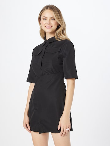 Misspap Skjortklänning i svart: framsida