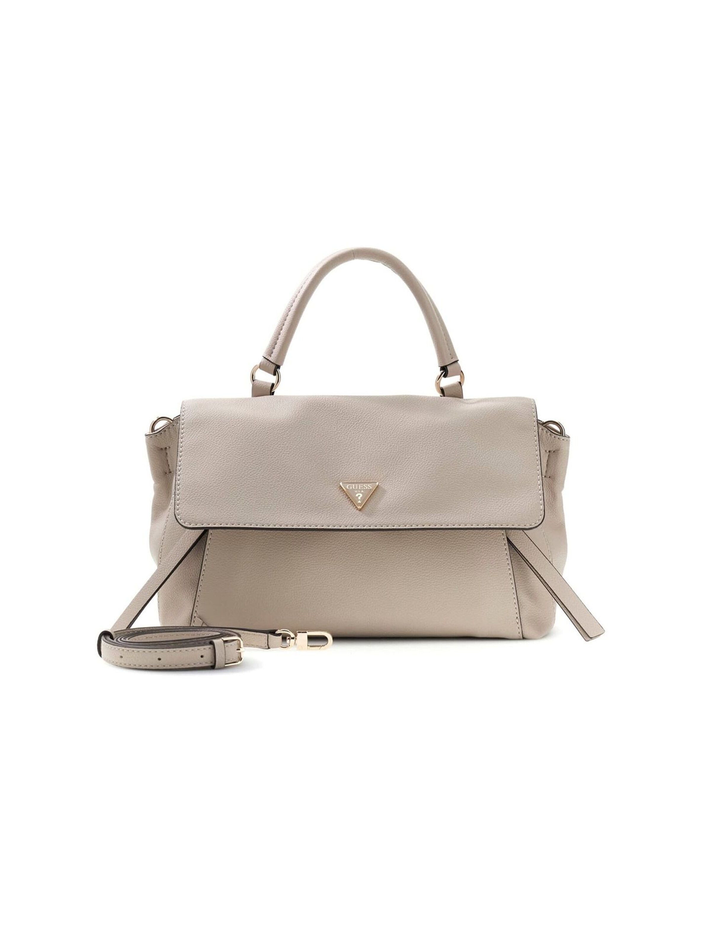 GUESS Handtasche 'Devon Top Handle Flap'‌‌‌ in Grau: Vorderseite