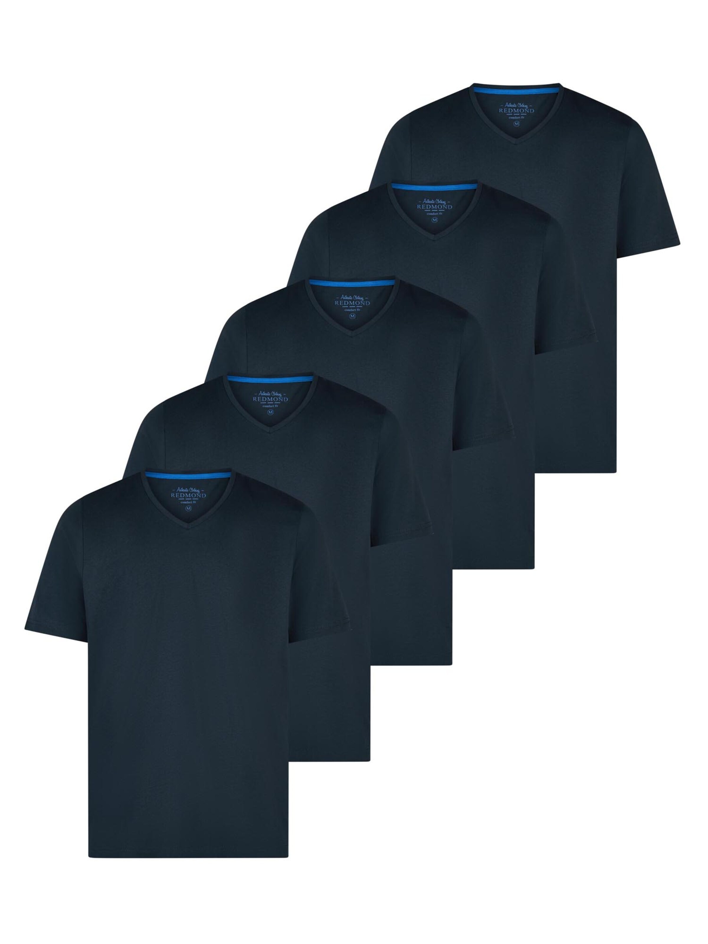 redmond Shirt 'Basic' in Blue: front