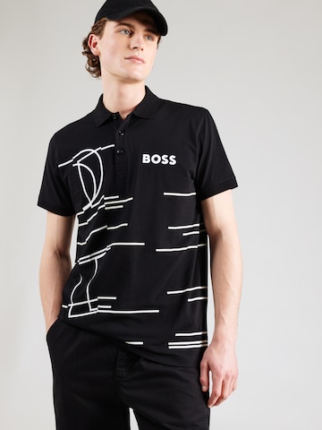 Tricou 'Paddy 3' de la BOSS Green pe negru: față