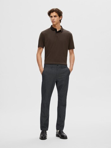 SELECTED HOMME Regular Chino 'Miles' in Zwart