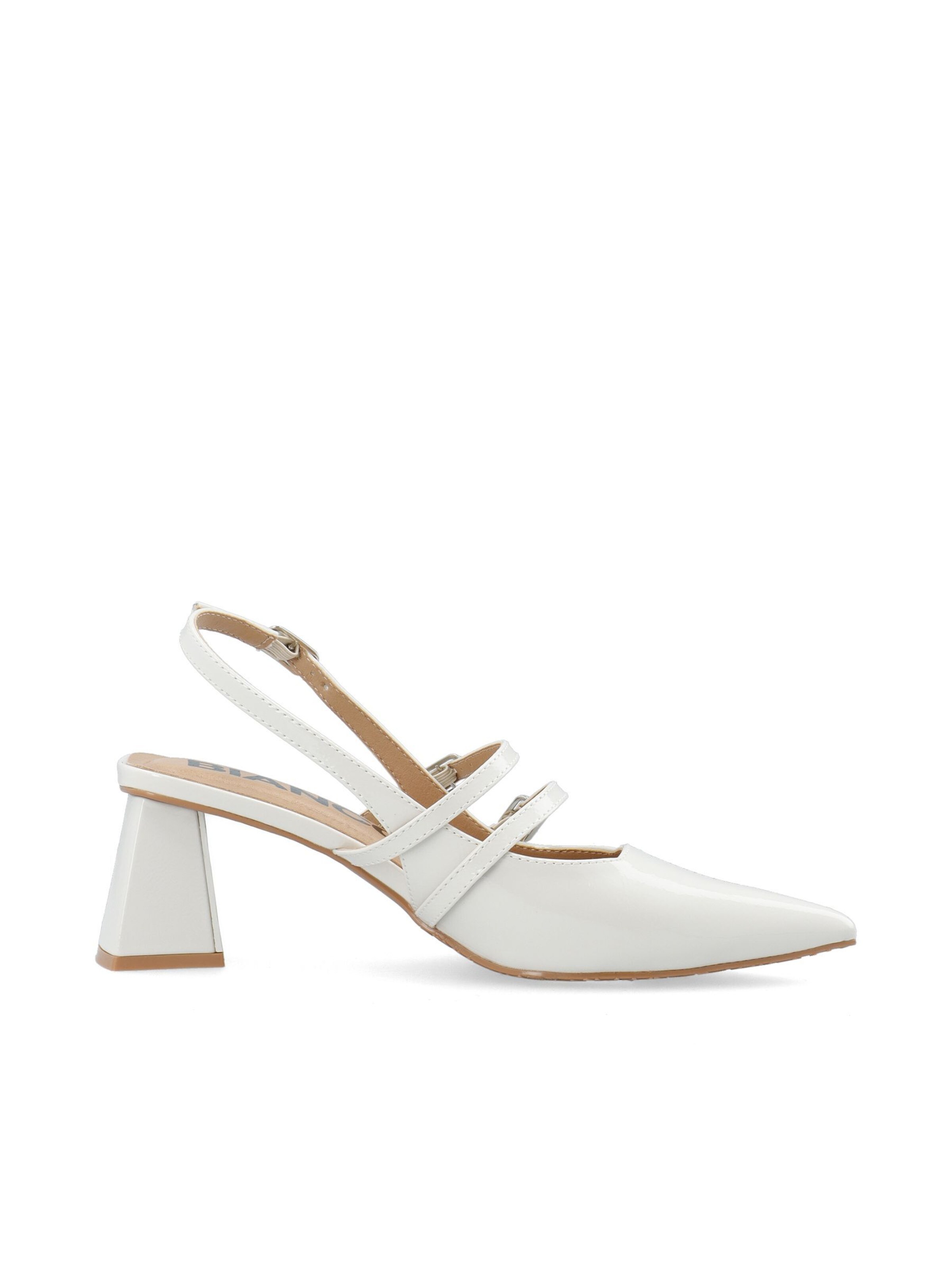 Bianco - Zapatos destalonado 'Maralyn' en blanco
