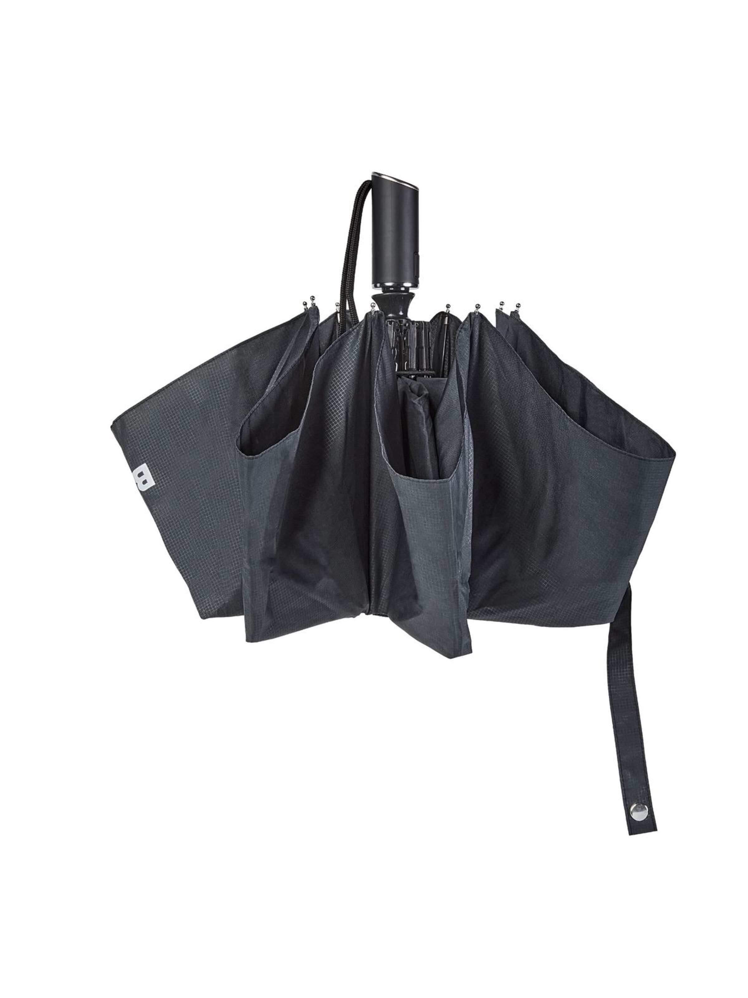 BOSS Paraplu 'Pocket umbrella Loop' in Zwart