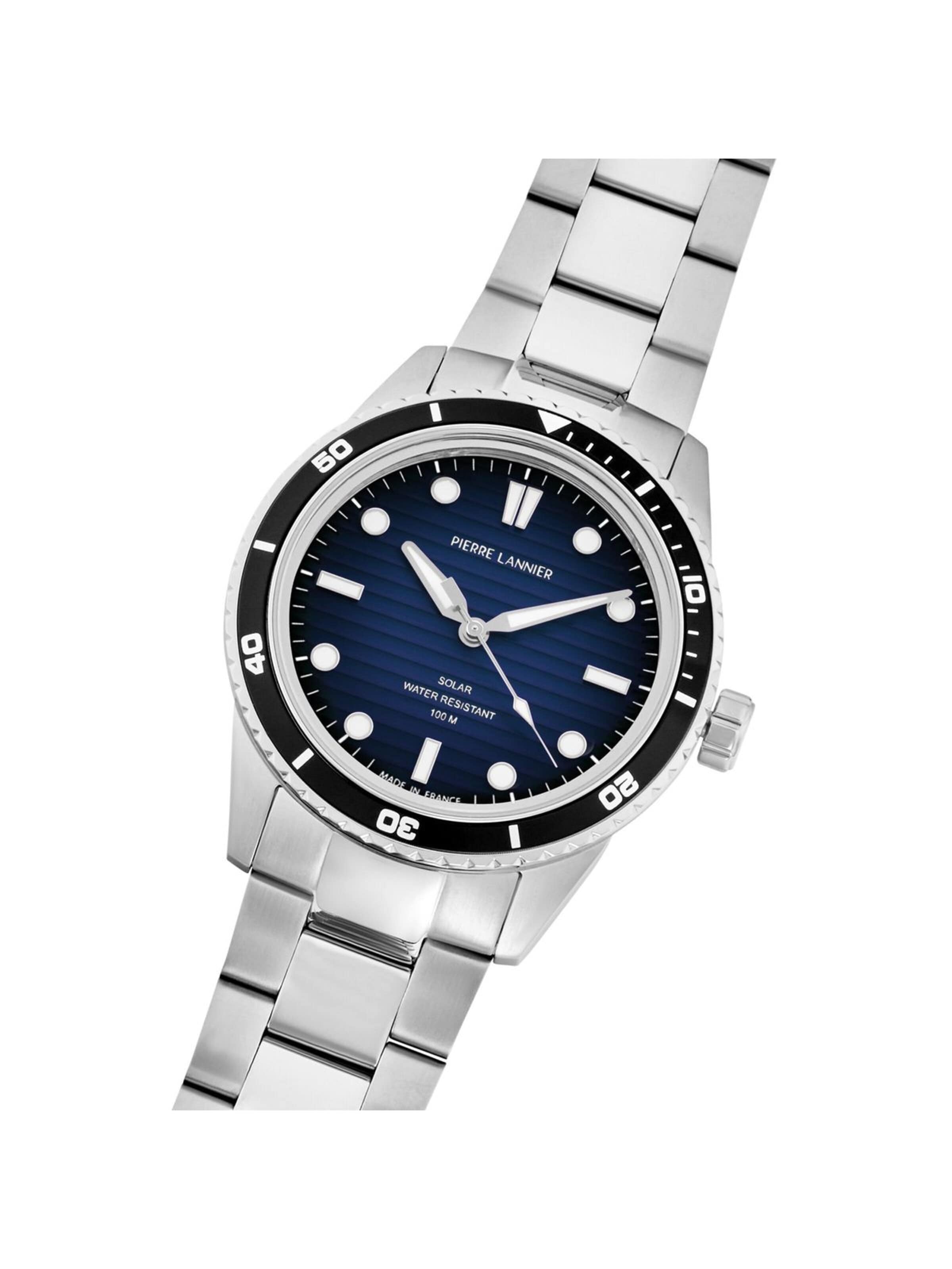 Pierre Lannier Analoguhr‌‌‌‌‌‌‌‌ in Blau