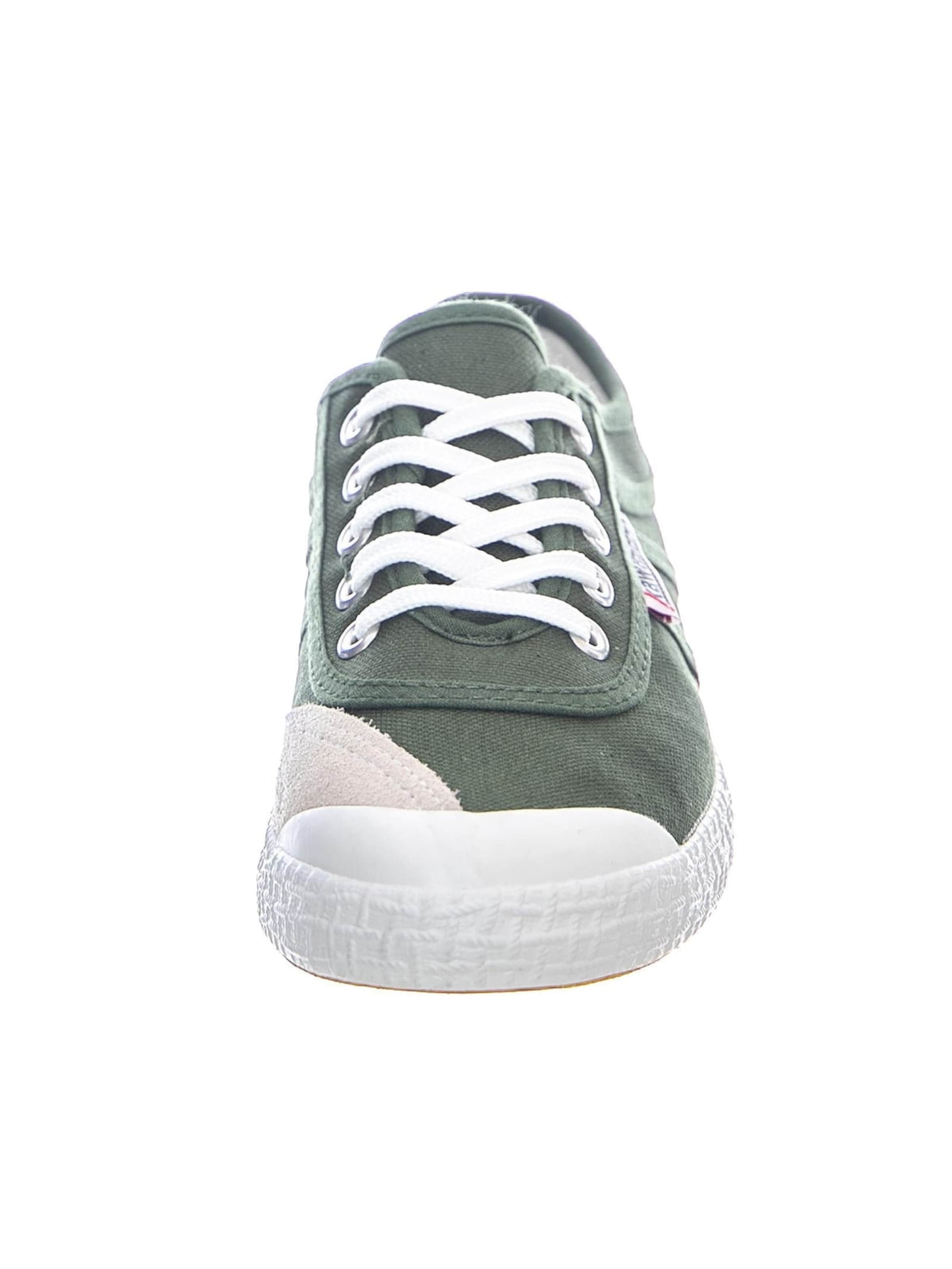 Scarpa stringata sportiva 'Basic Canvas Shoes' di KAWASAKI in verde