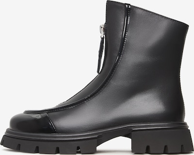Botine pe 36 CESARE GASPARI pe negru, Vizualizare produs