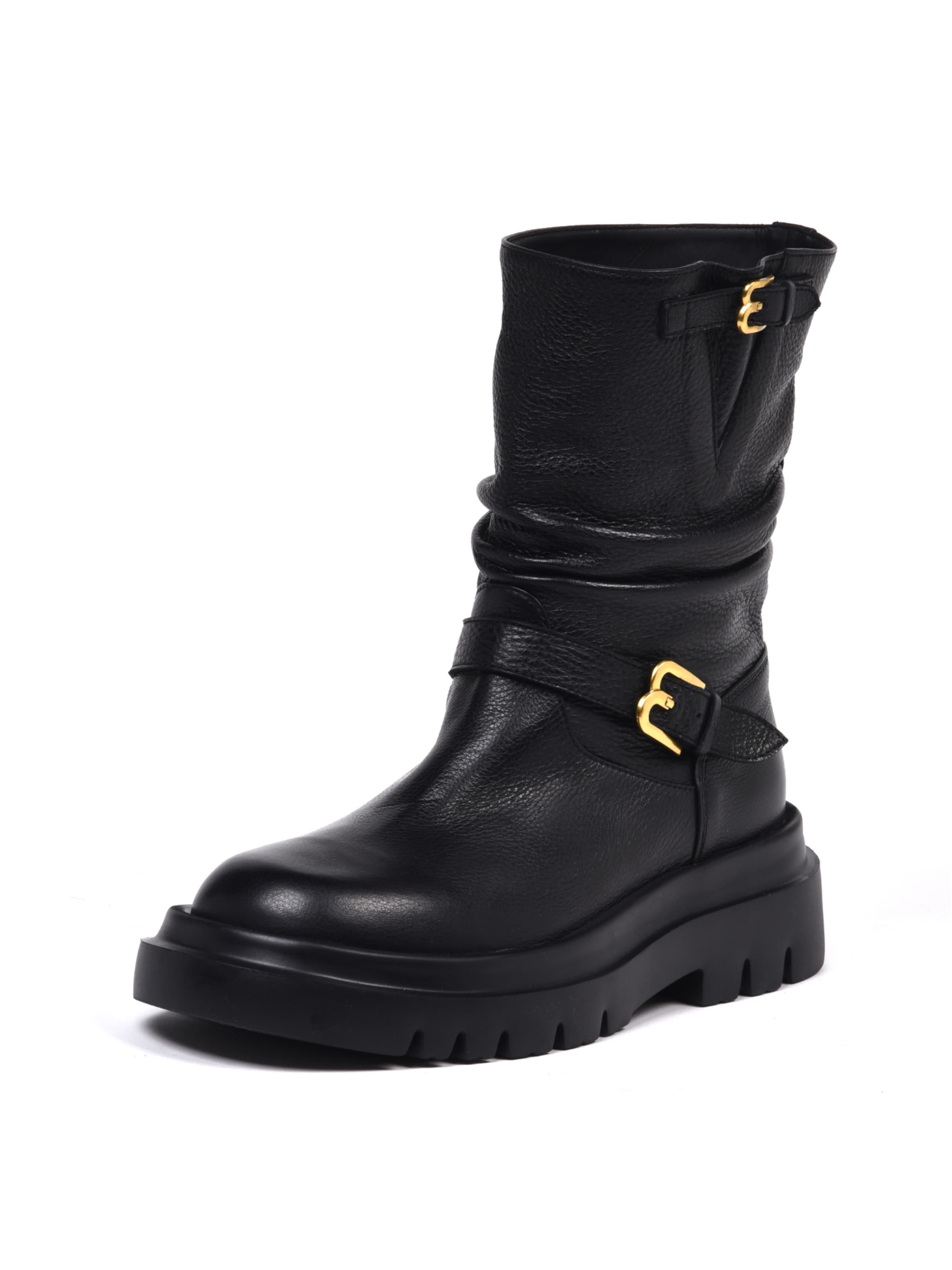 Bottines BALDININI en noir : devant