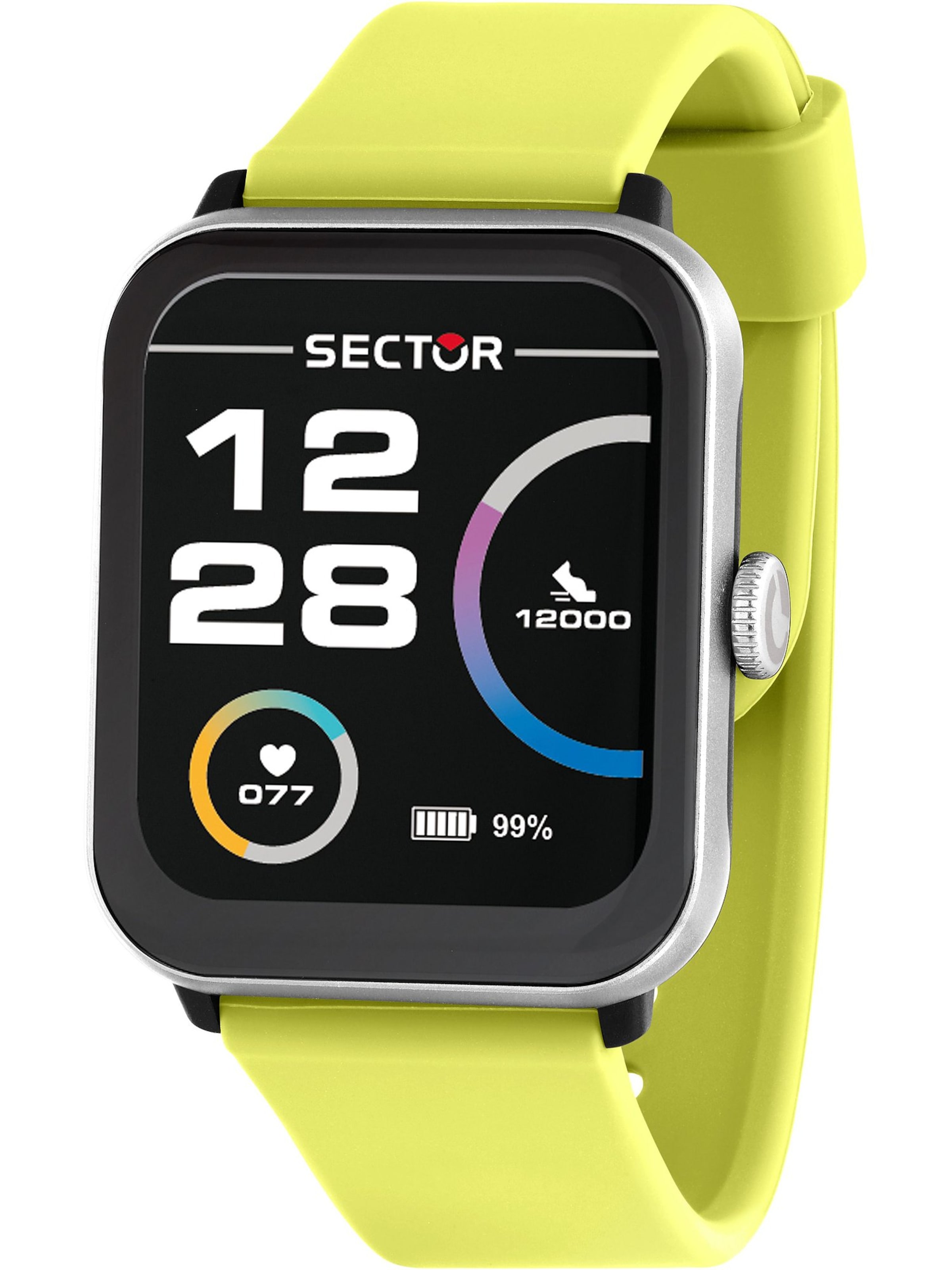SECTOR Digital Watch in Yellow: front