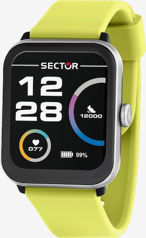 SECTOR Digital Watch in Yellow: front