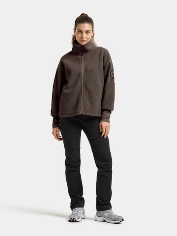 Didriksons Fleecejacke 'Melissa' in Braun