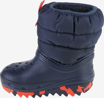 Crocs Snow boots 'Classic Neo Puff Boot Toddler' in Blue: front