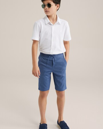 WE Fashion - Slimfit Pantalón en azul