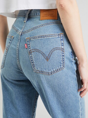 LEVI'S ® Обычный Джинсы 'RIBCAGE STRAIGHT ANKLE BLACKS IN LINEN DENIM' в Синий