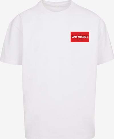 Merchcode Koszulka 'Morocco Dima Maghreb' w rozmiarze XXXL w kolorze czerwony / białym, Podgląd produktu