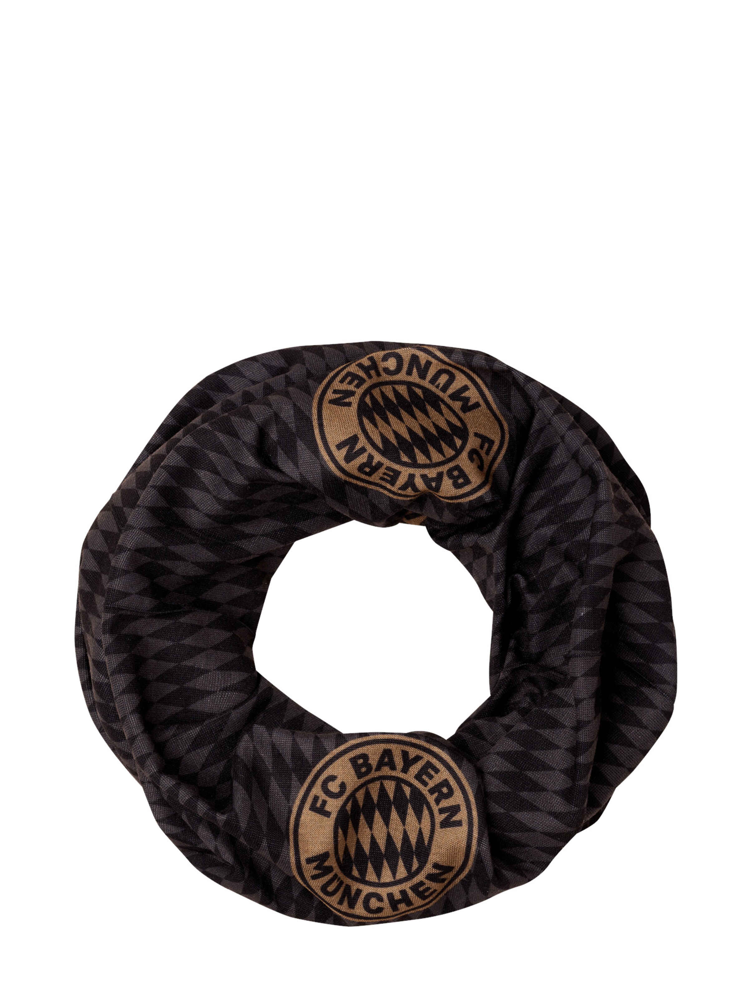FC BAYERN MÜNCHEN Sportschal 'FC Bayern München' in Schwarz: Vorderseite
