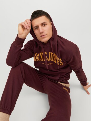 JACK & JONES Mikina 'JOSH' - Červená