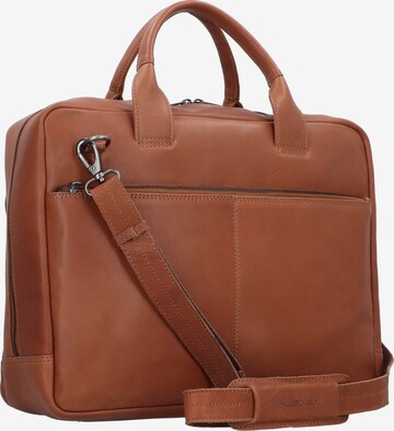 Plevier Document Bag in Brown