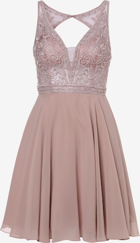 Laona Cocktail Dress in Pink: front