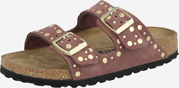 purpurinė BIRKENSTOCK Šlepetės 'Arizona': priekis