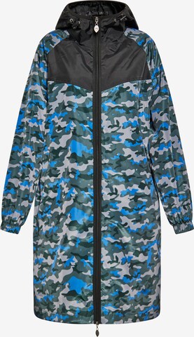 myMo ATHLSR Between-Seasons Coat in Blue: front