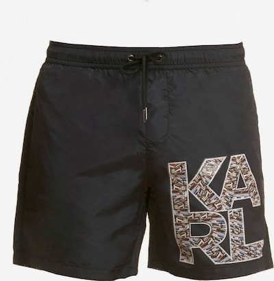 Karl Lagerfeld Badehose in schwarz, Produktansicht