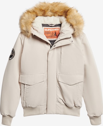 Superdry Winter Jacket 'Everest' in Beige: front