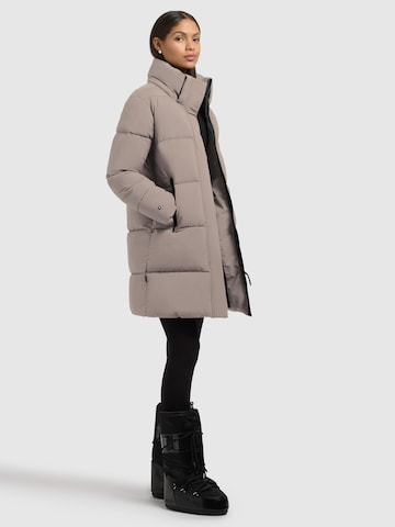 Manteau d’hiver 'Haya2 Matt' khujo en gris