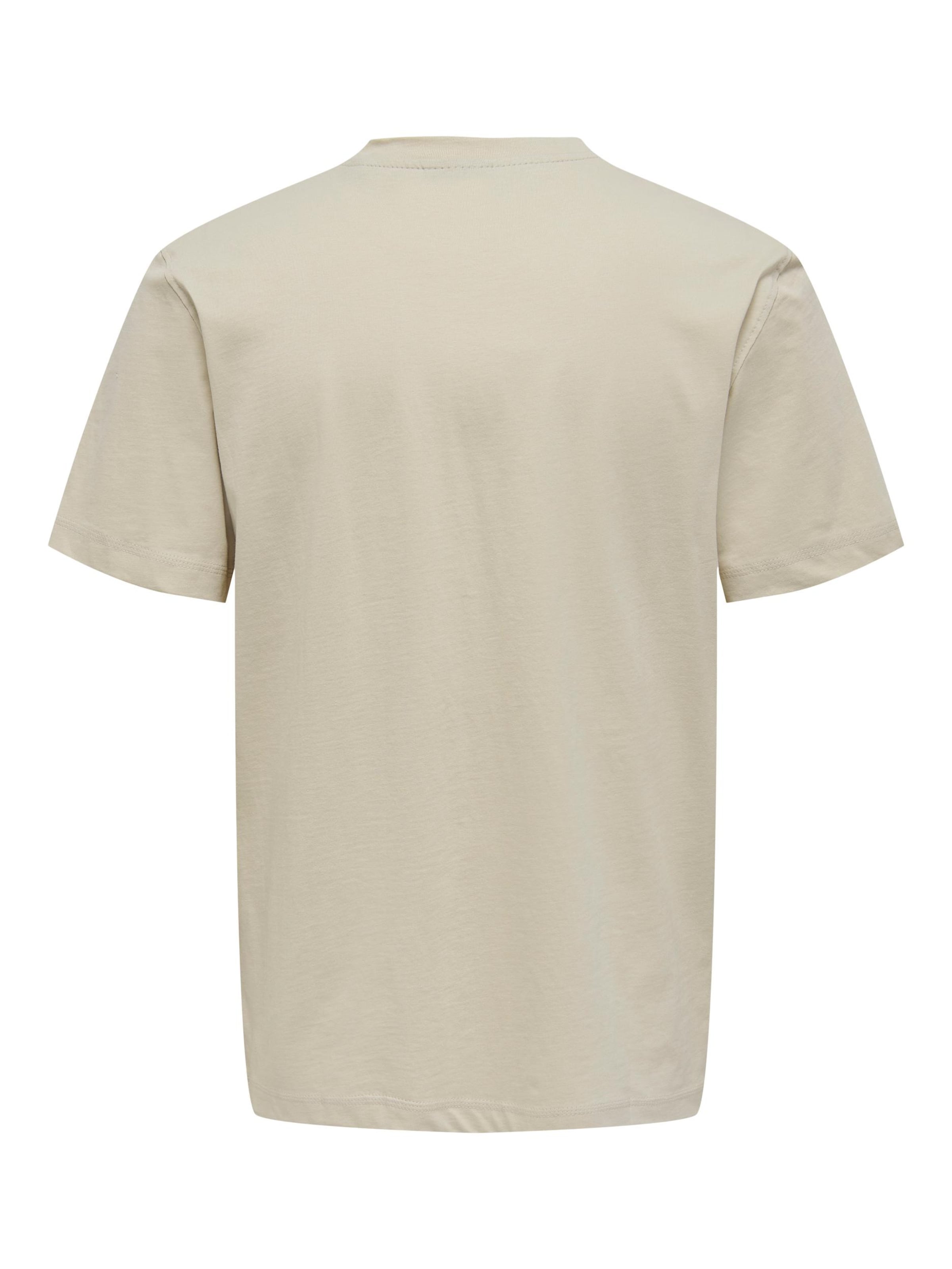 Only & Sons T-shirt 'Max' i beige