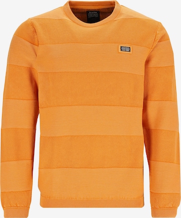 Pull-over HAJO en orange : devant