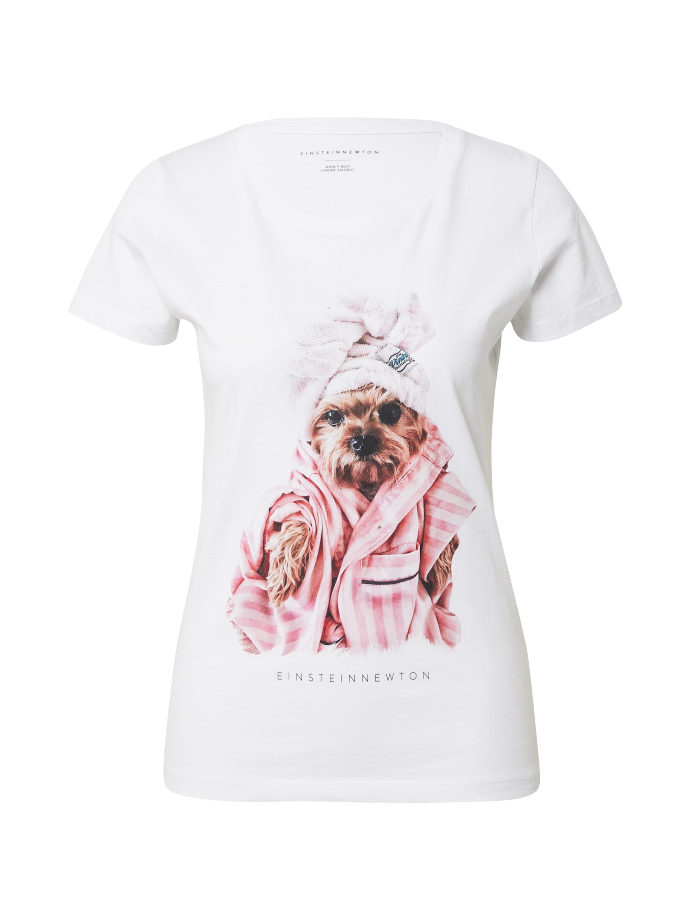 T-shirt 'Hund' EINSTEIN & NEWTON en blanc : devant