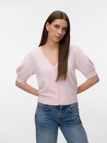 VERO MODA Cardigan 'VMDoffy' i pink: forside