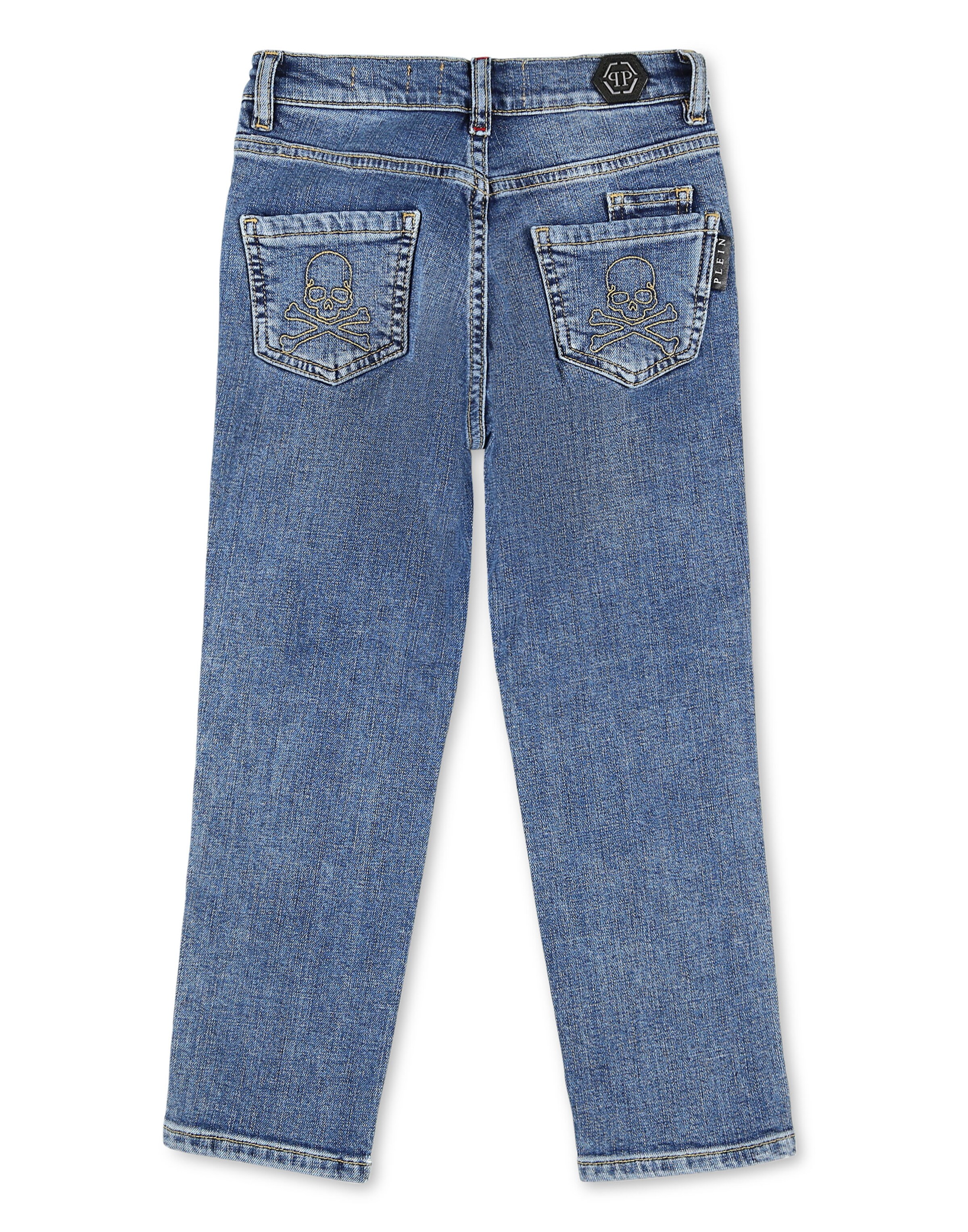 Philipp Plein Regular Jeans in Blauw