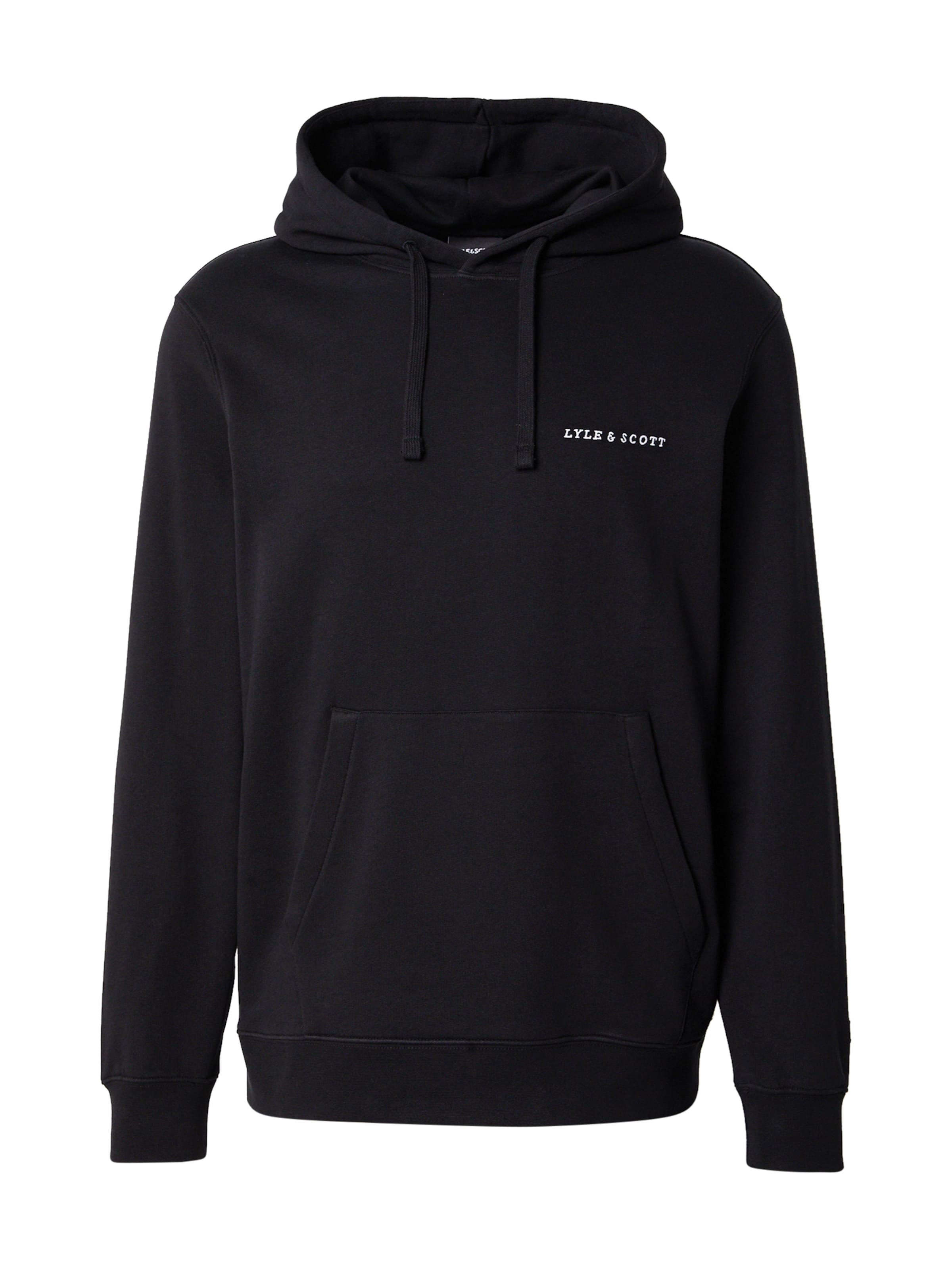 Lyle & Scott Свитшот в Черный: спереди