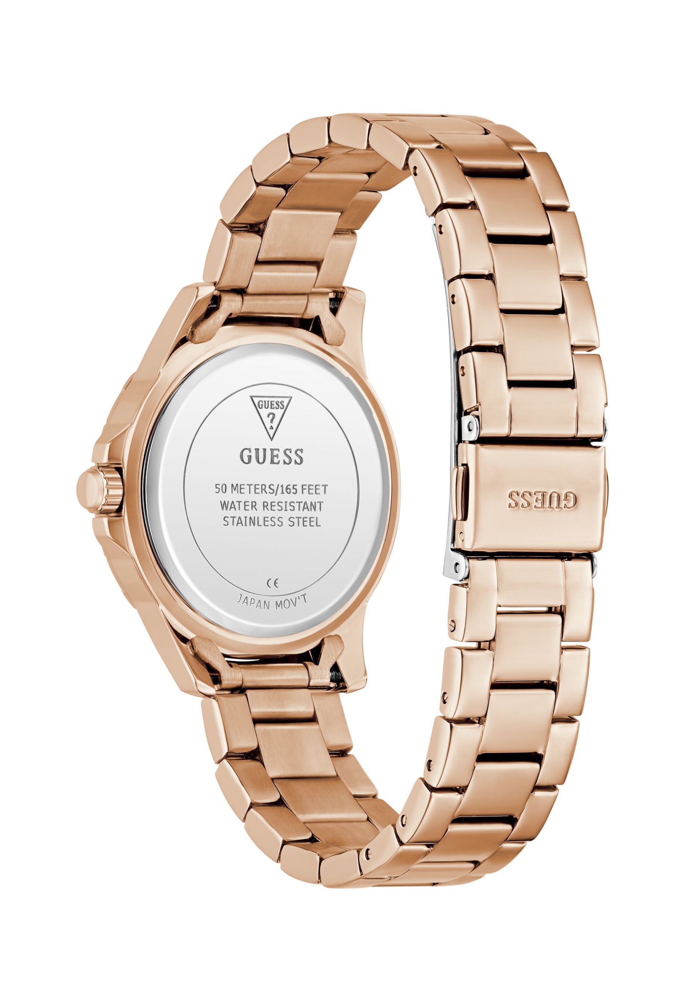 GUESS Analog Watch 'Mist' in Pink