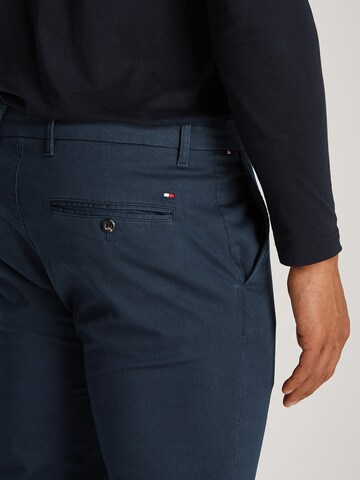 TOMMY HILFIGER Slimfit Hose  'Bleecker' in Blau