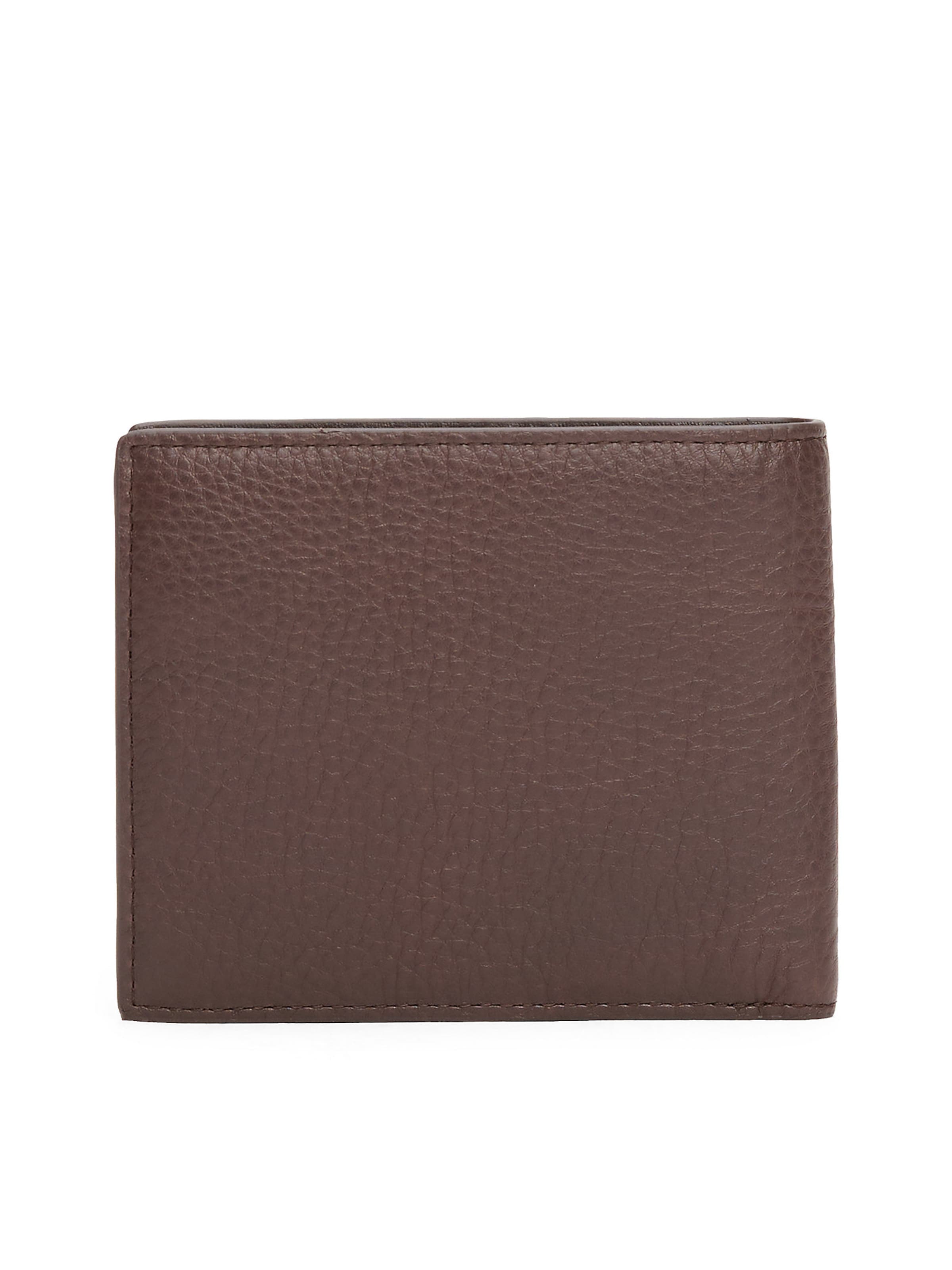 Porte-monnaies 'Bifold' TOMMY HILFIGER en marron