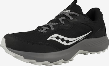 Chaussure de course 'Aura TR' saucony en noir : devant