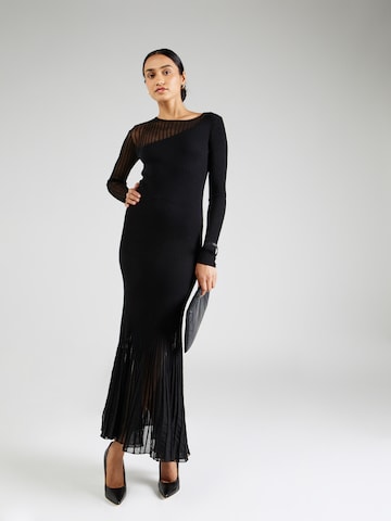 PATRIZIA PEPE Stickad klänning 'ABITO' i svart