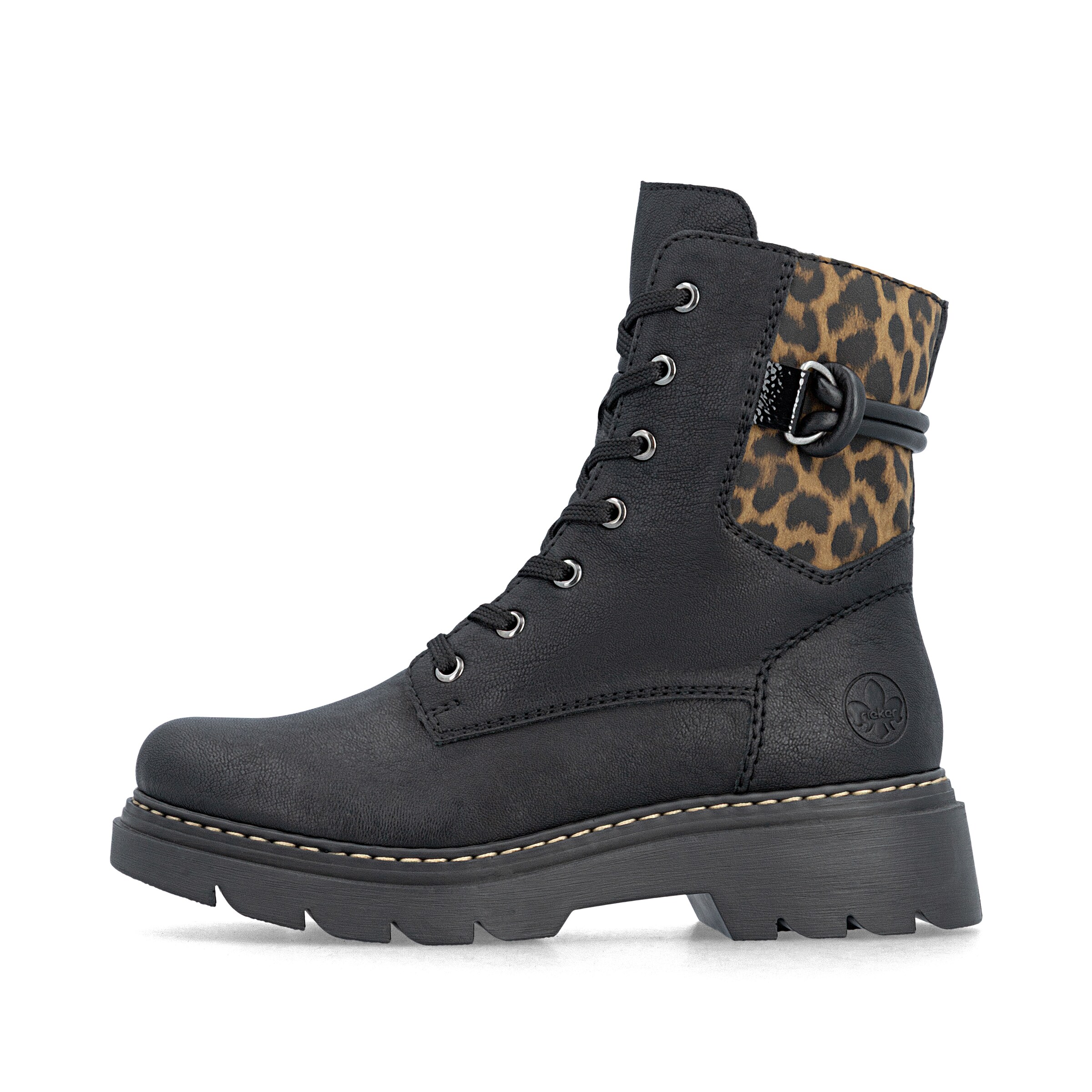 Rieker Boots in Schwarz